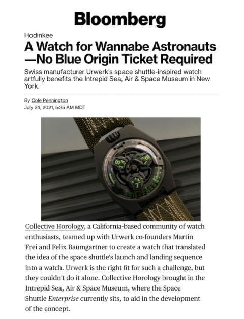 Bloomberg — Collective Horology