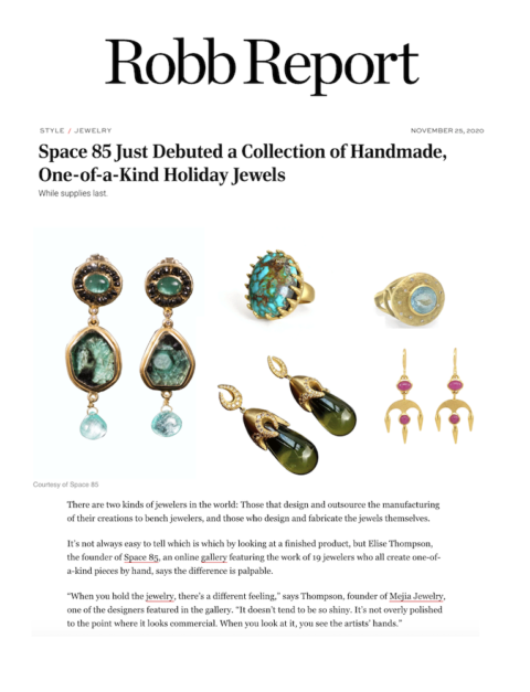 Robb Report — Space85 Jewelry